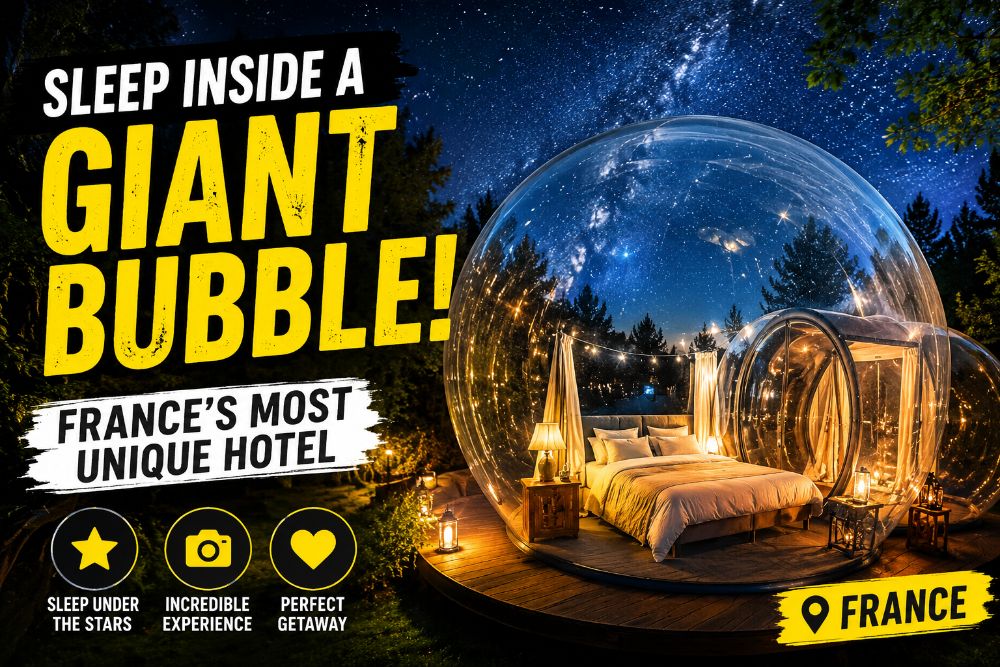 Sleep Under the Stars in France: The Giant Bubble Hotel That Feels Like a Dream
