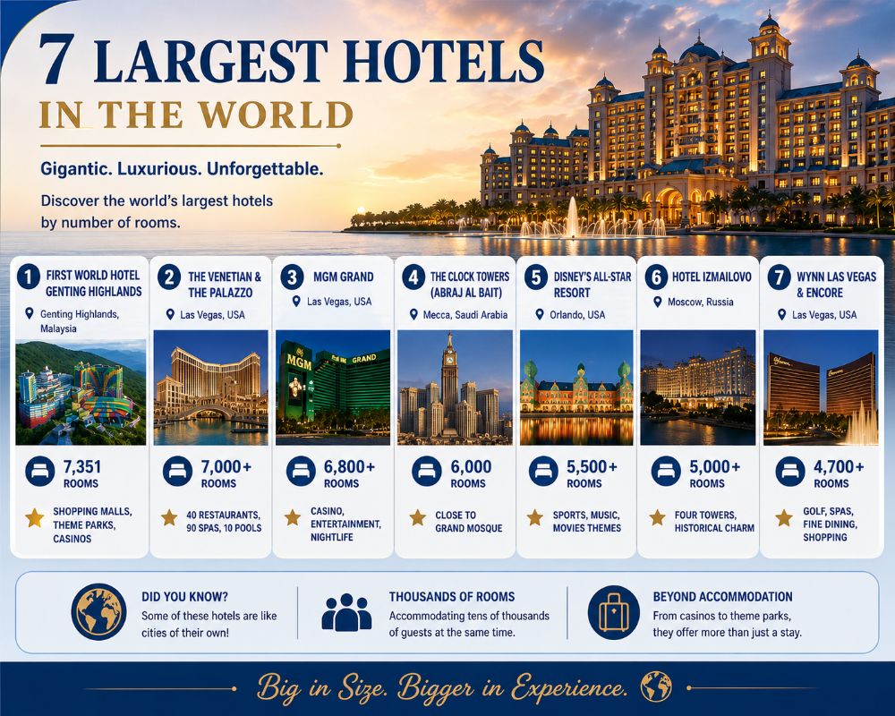 7 Largest Hotels in the World – Number One is Malaysia