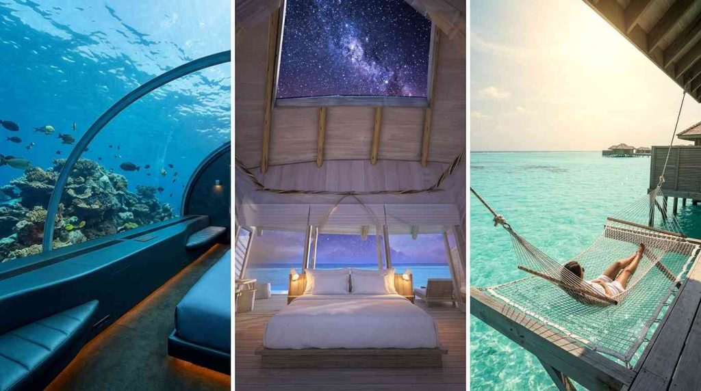 Comparison of Conrad Maldives Muraka Soneva Jani and Gili Lankanfushi signature villa features