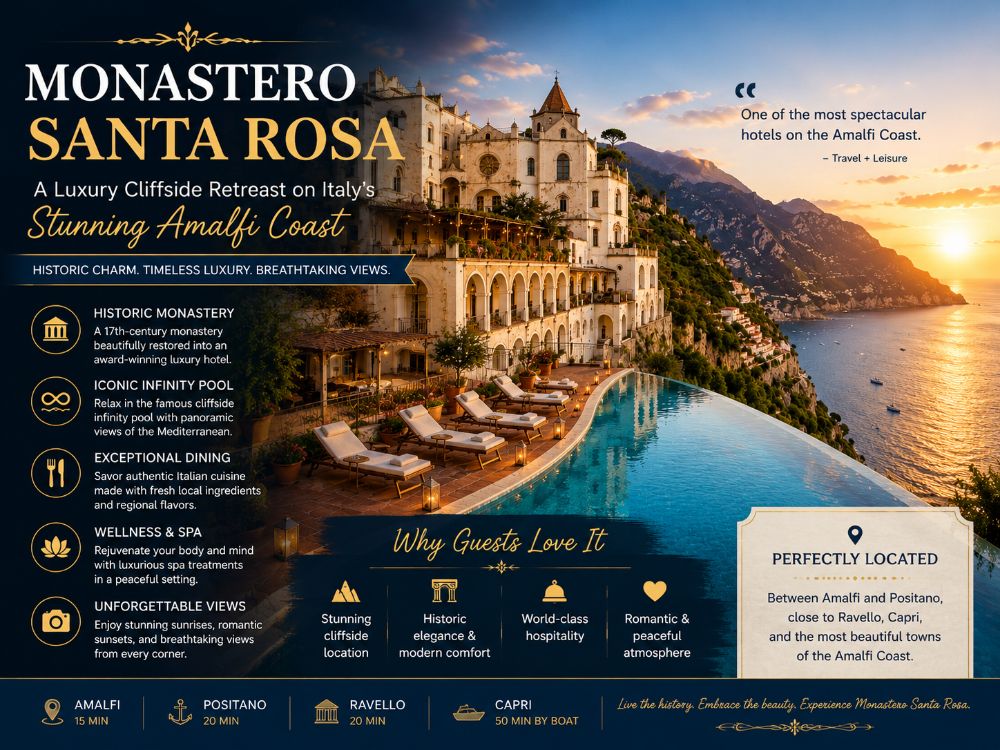 Monastero Santa Rosa A Luxury Cliffside hotel