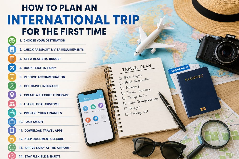 How to Plan an International Trip for the First Time: A Complete Beginner’s Guide