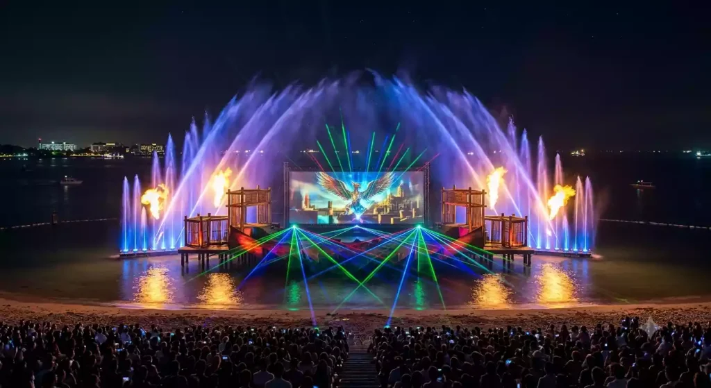 The Wings of Time multimedia show at Sentosa Island